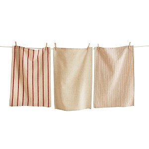3pcstea Towel Farmhouse Stripe
