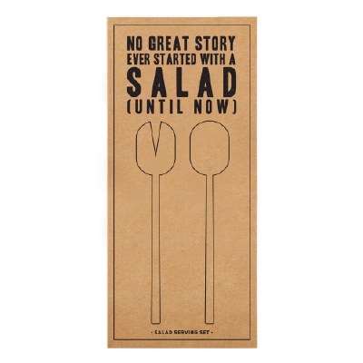 Salad Server Set Silver