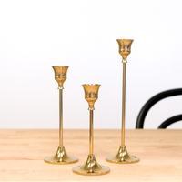 Gold Candle Holder Small