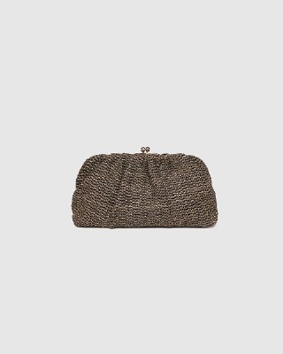 Goldie Clutch Chocolate
