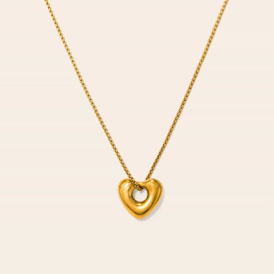 Heart Charm Necklace Wp