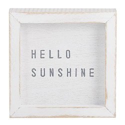 Hello Sunshine Wood Frame
