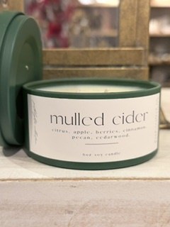 Mulled Cider Candle 6oz Olive