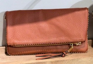 Julie Studded Crossbody Camel