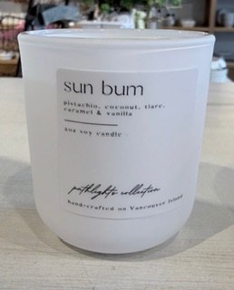 Candle Sun Bum 2oz White