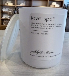 Love Spell Candle Aura 8oz