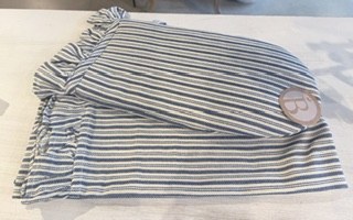 Oven Mitt 1ct Blue Stripe