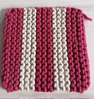 Pot Holder Red Stripe 1ct