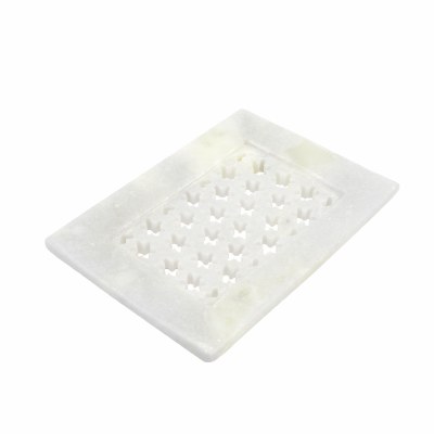 Jali Marble Soap Dish Rec
