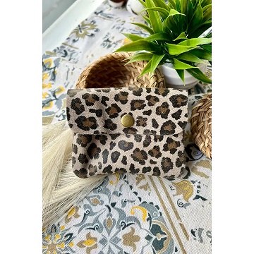 Luce Change Purse Leopard