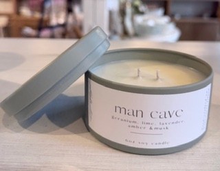 Candle Man Cave 6oz White