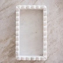Marble Scallop Tray