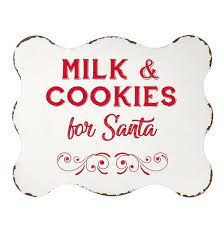 Milk & Cookies For Santa Stand