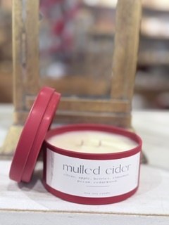 Mulled Cider Candle Red 6oz