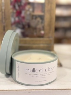 Mulled Cider Candle 6oz Sage