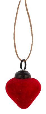 Flocked Onion Ornament 1ct