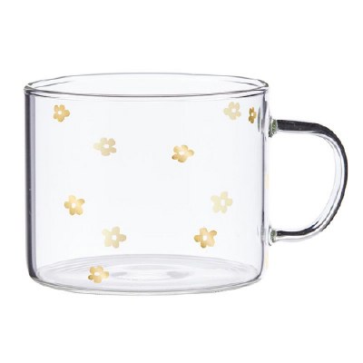 Mug Gold Floral Large