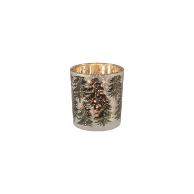Tealight Glass Holder Shiny Tr