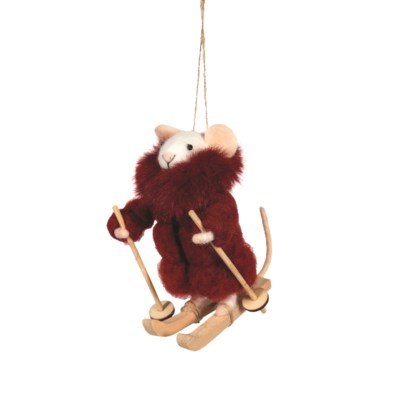 Mouse Burg Coat Ornament 1ct