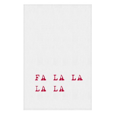 Tea Towel Xmas Fa La La