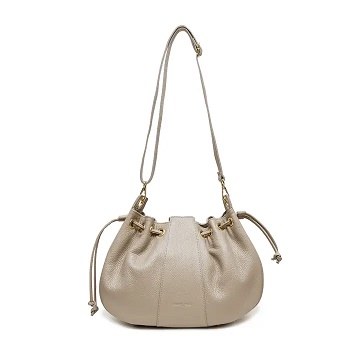 Noura Leather Purse Granite