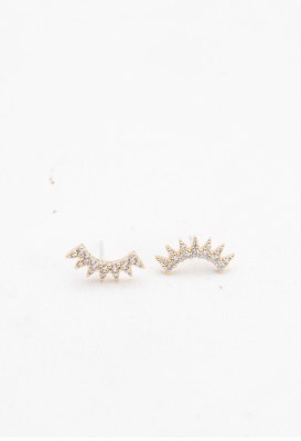 Nova Climber Earrings Clear