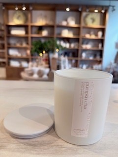 Pumpkin Chai Candle White
