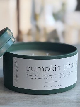 Pumpkin Chai Candle Olive