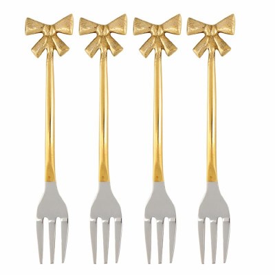 Bow Gold 1ct Fork