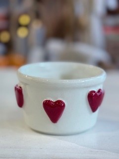 Tidbit Bowl Red Heart 1ct