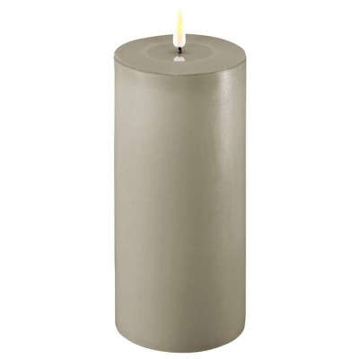 Led Candle Outdoor Sand 4x8in