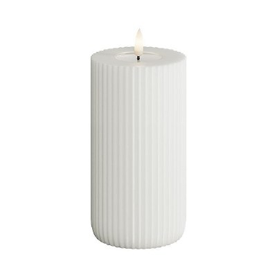 Led Candle White Stp 3in X 5in