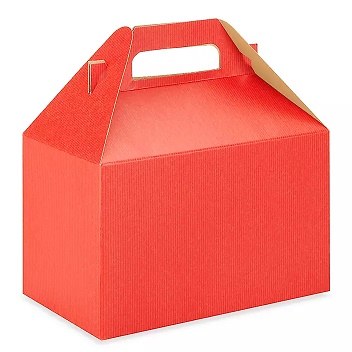 Kraft Gable Box Red