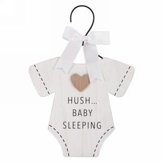 Hush Baby Sleeping Sign