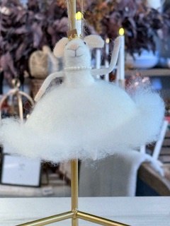 Snow Princess Mouse Ornament
