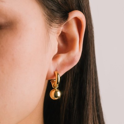Solstice Drop Earrings Gold