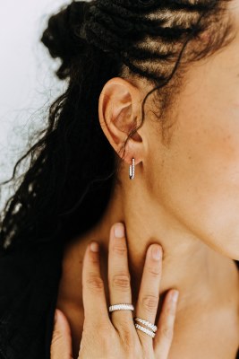 Dotty Earrings Silver Wp