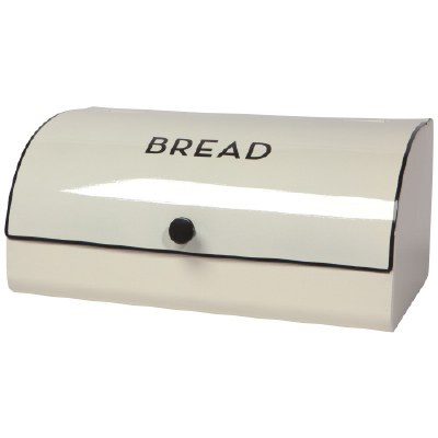Bread Bin Metal Ivory