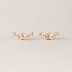 Stargazer Earrings Gold