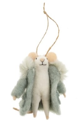 Super Puff Sofi Mouse Ornament