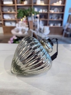 Teardrop Glass Ornament Lg