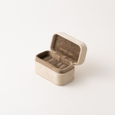 Trinket Travel Case Taupe