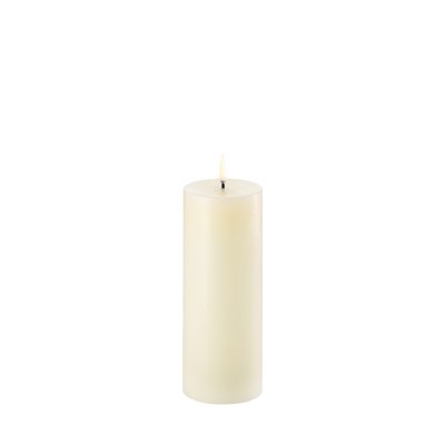 Led Pillar Candles 8in Ivory