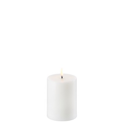 Led Pillar Candles 4in White