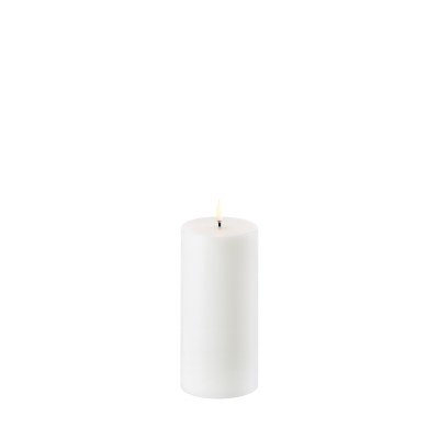 Led Pillar Candles 6in White