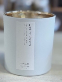 Winter Kisses Candle White