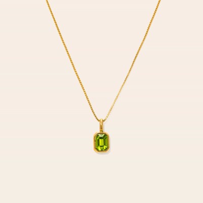 Birthstone Necklace Aug Wp