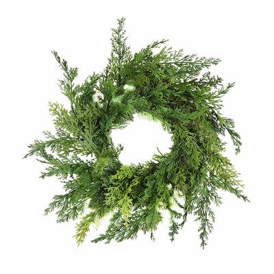 Candle Wreath Real To Touch