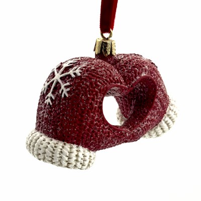 Mitten Red Ornament 1ct