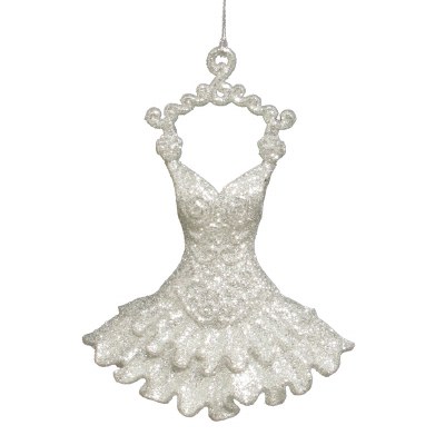 Ballerina Silver Ornament 1pc